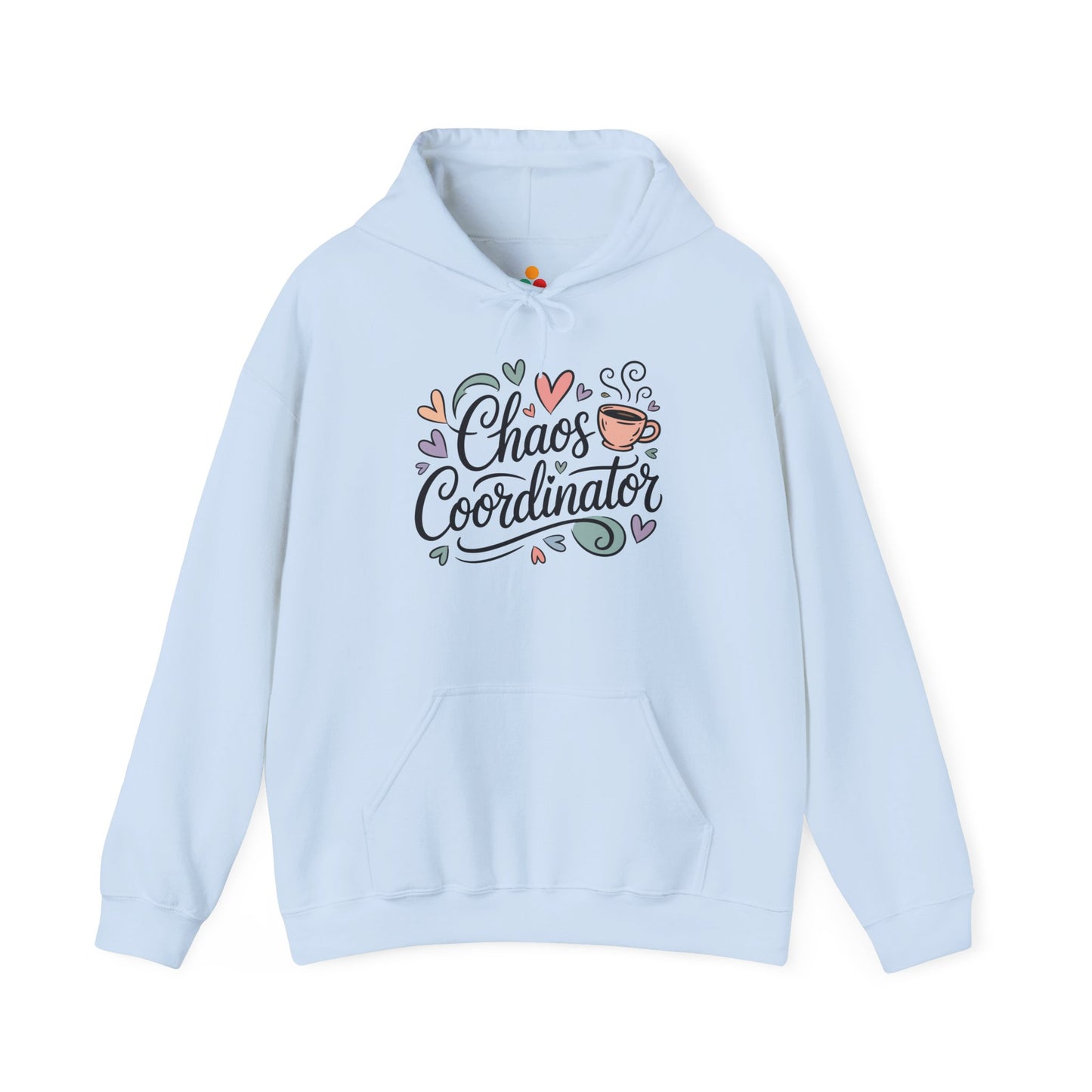 Chaos Coordinator Coffee Vibes Unisex Heavy Blend Hoodie | TEEZOCA 