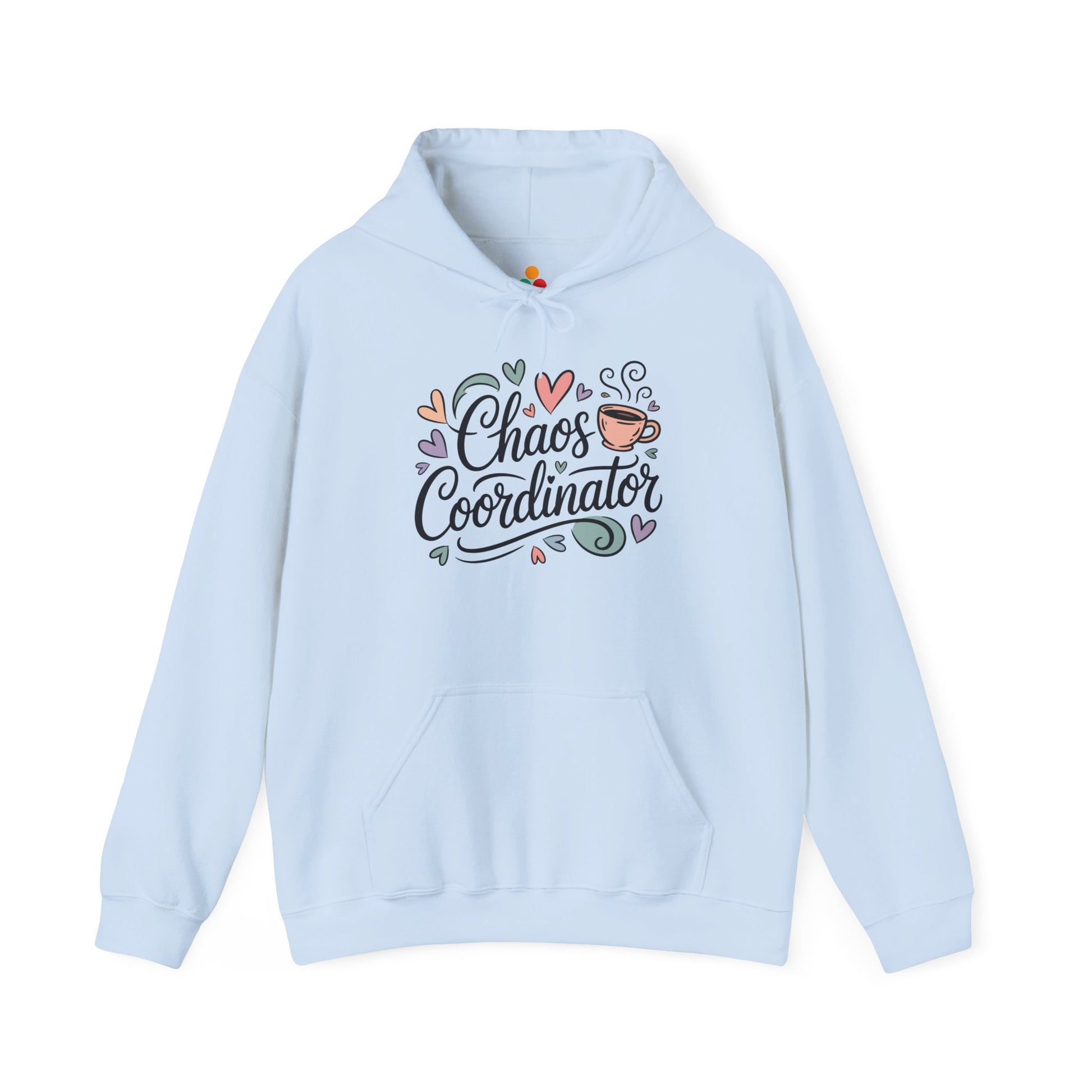 Chaos Coordinator Coffee Vibes Unisex Heavy Blend Hoodie | TEEZOCA 