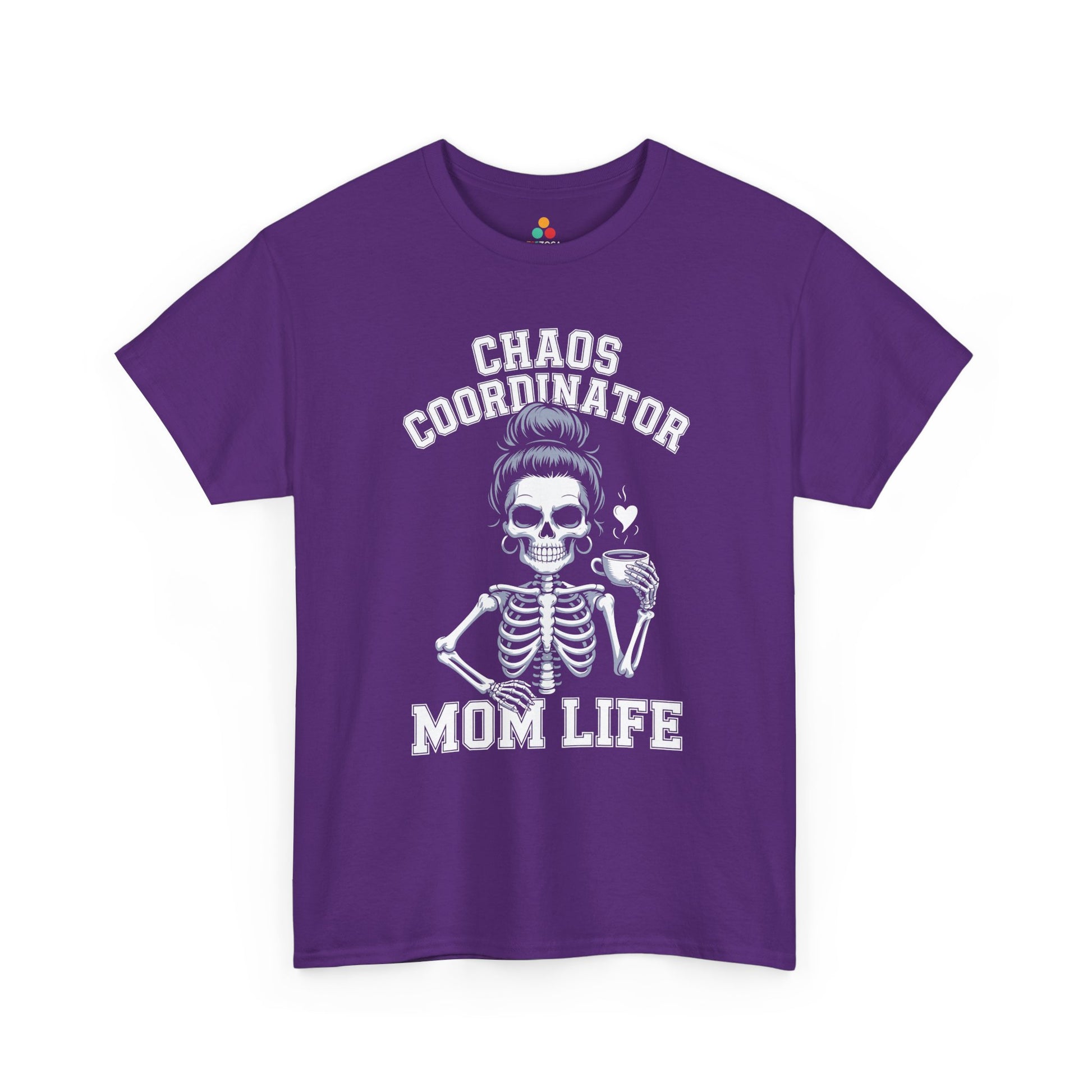 Chaos Coordinator Women's T-shirt Funny Coffee Mom Mother's Day | TEEZOCA 