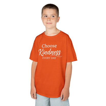 Choose Kindness Every Day Orange Unity Day Kids T-shirt | TEEZOCA Unity Day orange kindness message Kids T-shirt