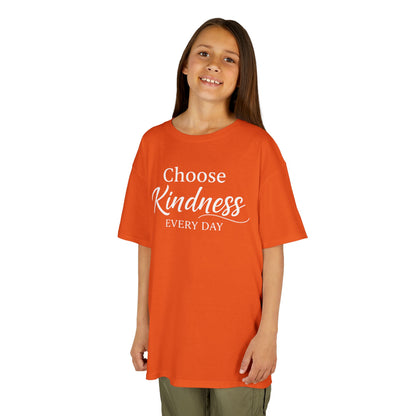 Choose Kindness Every Day Orange Unity Day Kids T-shirt | TEEZOCA be kind everyday anti-bullying Kids T-shirt