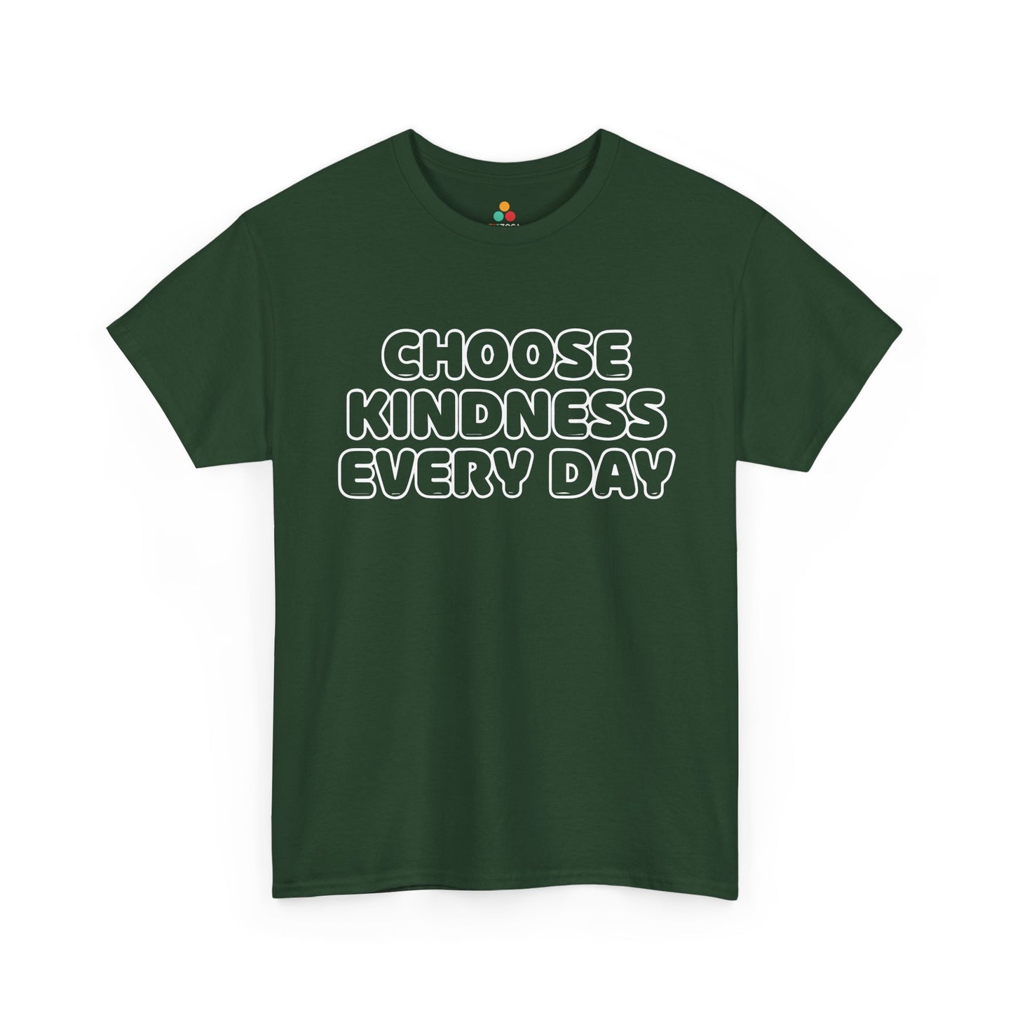 Choose Kindness Every Day Unity Day Message Unisex T-shirt | TEEZOCA bold kindness typography Unisex T-shirt design