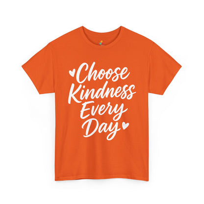 Choose Kindness Every Day Unity Day Orange Unisex T-shirt | TEEZOCA Choose Kindness Every Day Unisex T-shirt for Unity Day awareness