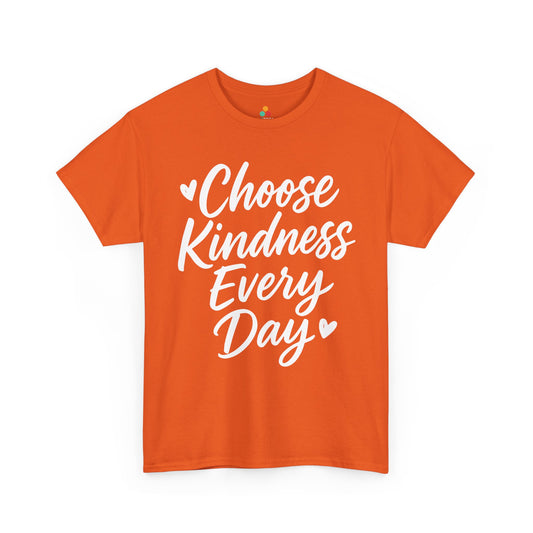 Choose Kindness Every Day Unity Day Orange Unisex T-shirt | TEEZOCA Choose Kindness Every Day Unisex T-shirt for Unity Day awareness