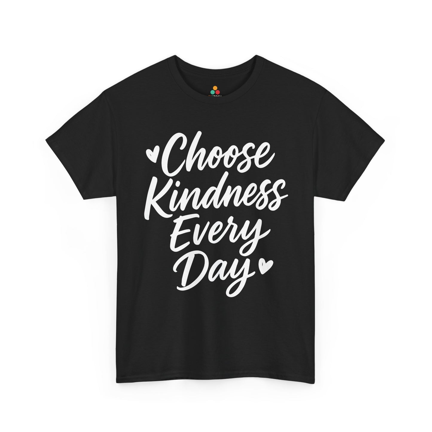 Choose Kindness Every Day Unity Day Orange Unisex T-shirt | TEEZOCA Unity Day Be Kind Unisex T-shirt with handwritten kindness typography