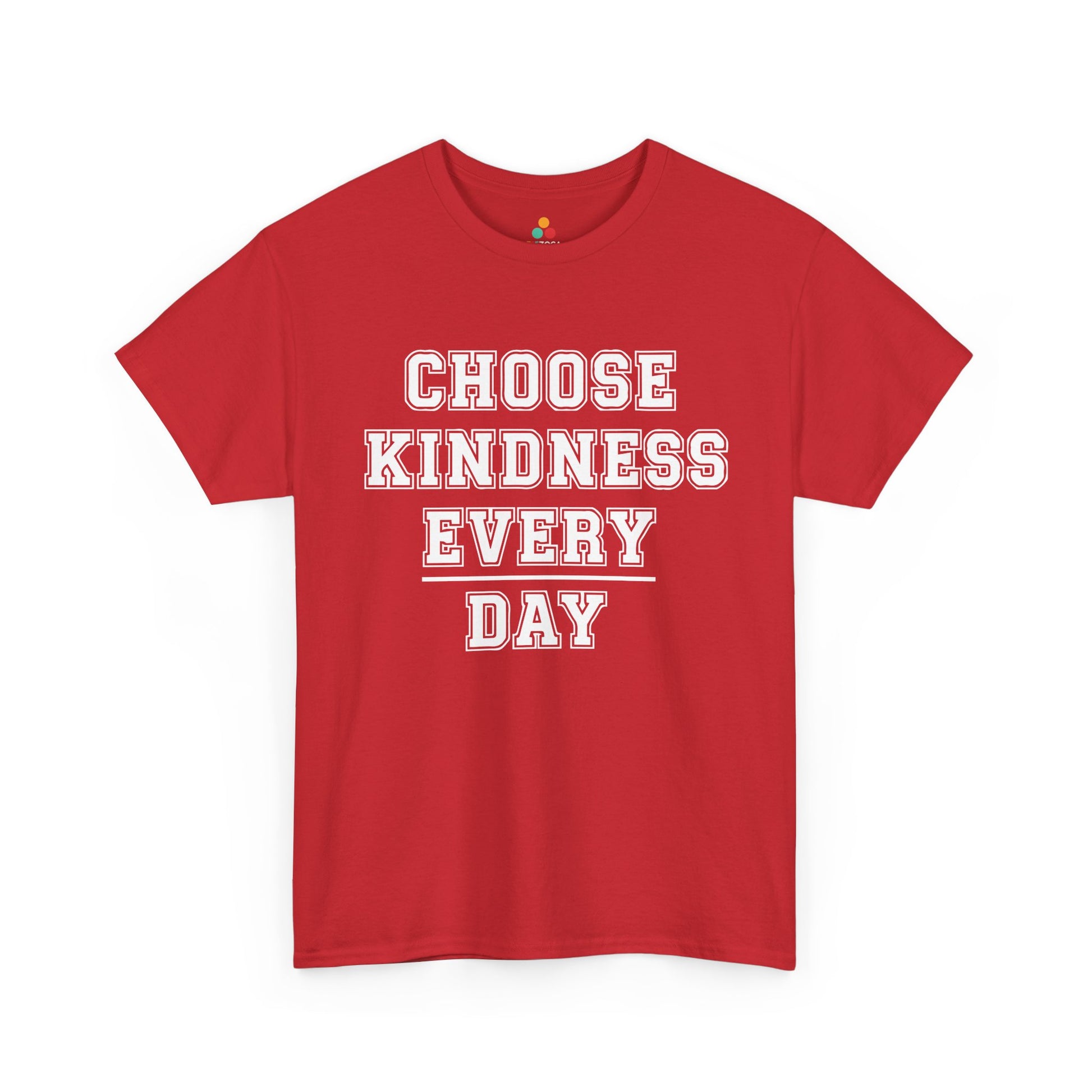 Choose Kindness Every Day Unity Day Positive Message Unisex T-shirt | TEEZOCA kindness message typography Unisex T-shirt 1