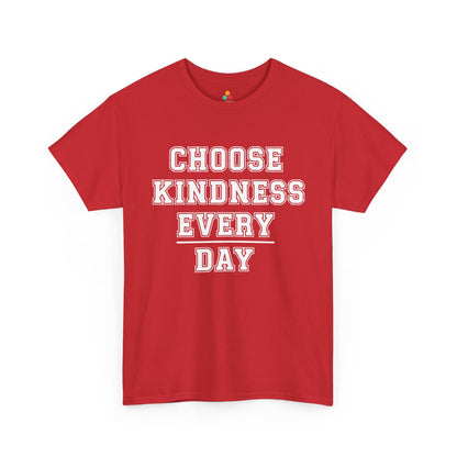 Choose Kindness Every Day Unity Day Positive Message Unisex T-shirt | TEEZOCA kindness message typography Unisex T-shirt 1