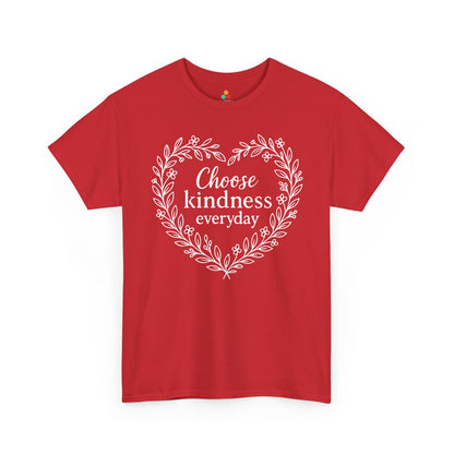 Choose Kindness Everyday Unisex T-shirt for Unity Day Kindness | TEEZOCA unity day kindness Unisex T-shirt heart design