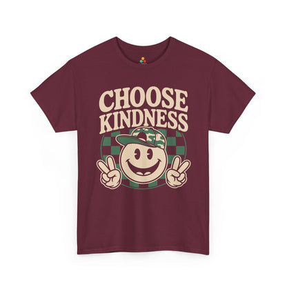 Choose Kindness Smiley Graphic Statement Unisex T-shirt | TEEZOCA 