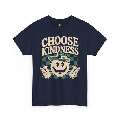 Choose Kindness Smiley Graphic Statement Unisex T-shirt | TEEZOCA 