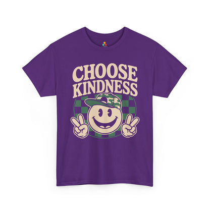 Choose Kindness Smiley Graphic Statement Unisex T-shirt | TEEZOCA 