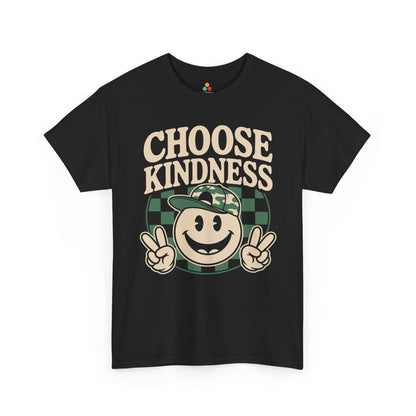 Choose Kindness Smiley Graphic Statement Unisex T-shirt | TEEZOCA 