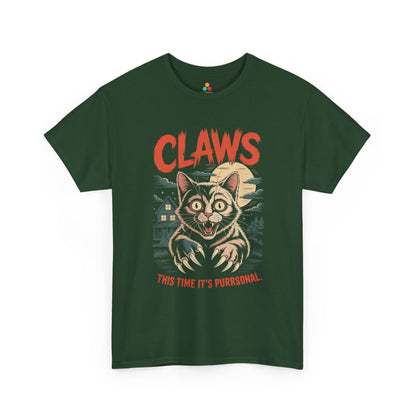 Claws This Time It’s Purrsonal Unisex T-shirt – Fierce Cat Graphic Tee | TEEZOCA 