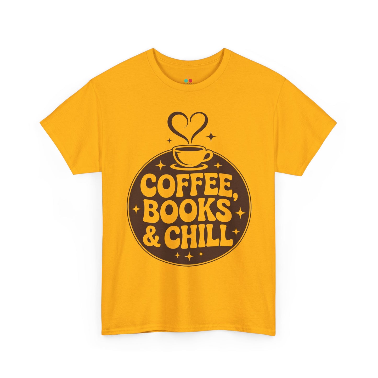 Coffee Books & Chill Retro Aesthetic Unisex T-shirt | TEEZOCA 