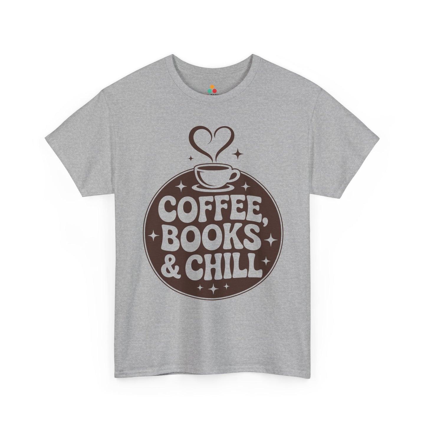 Coffee Books & Chill Retro Aesthetic Unisex T-shirt | TEEZOCA 