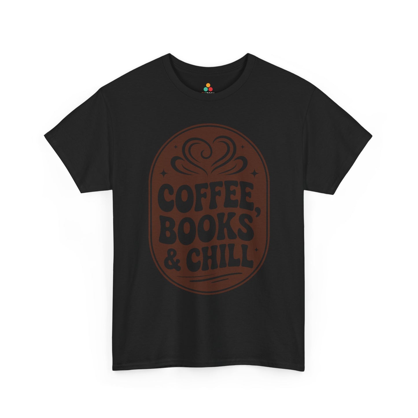 Coffee Books and Chill Unisex T-shirt Cozy Reader Vibes | TEEZOCA 