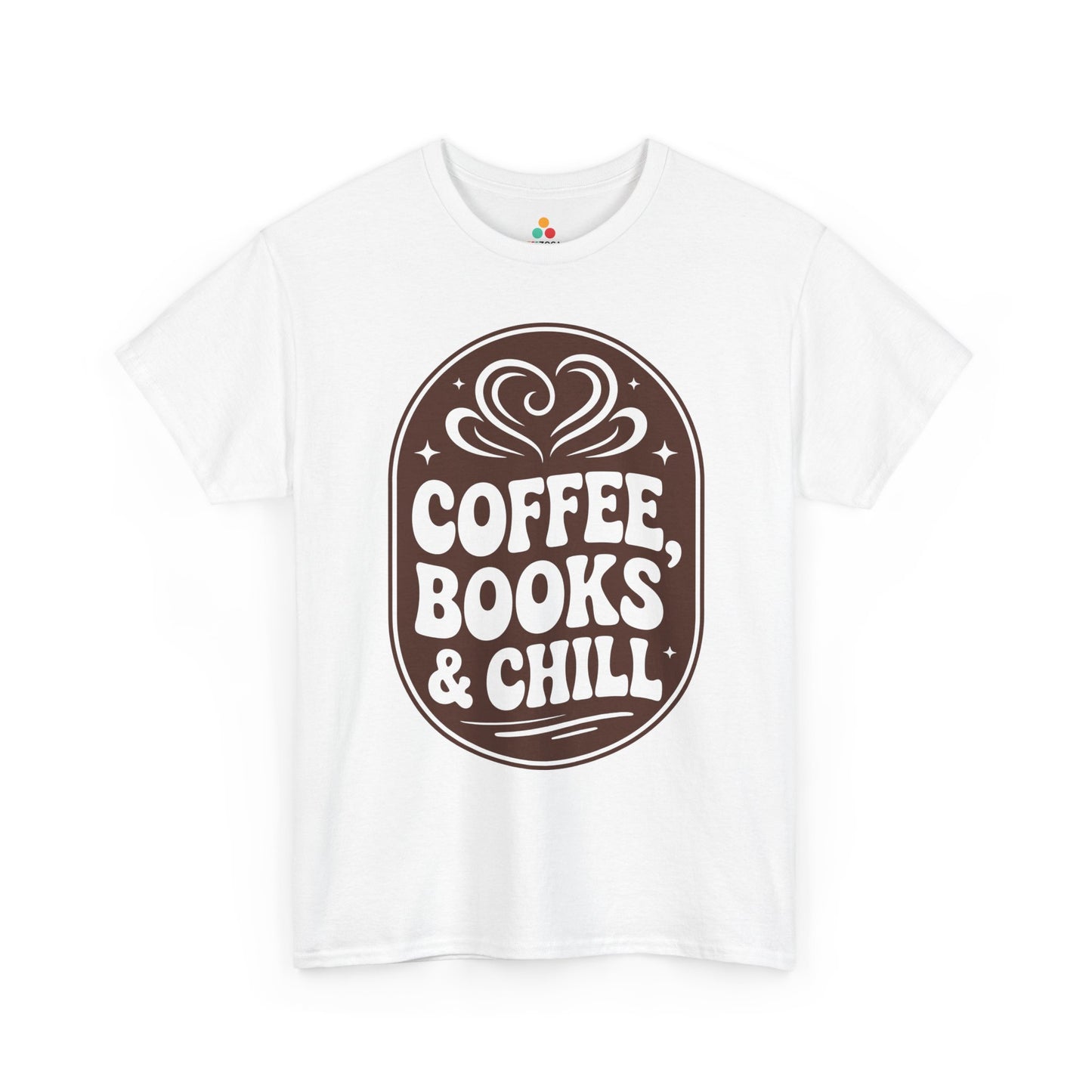 Coffee Books and Chill Unisex T-shirt Cozy Reader Vibes | TEEZOCA 