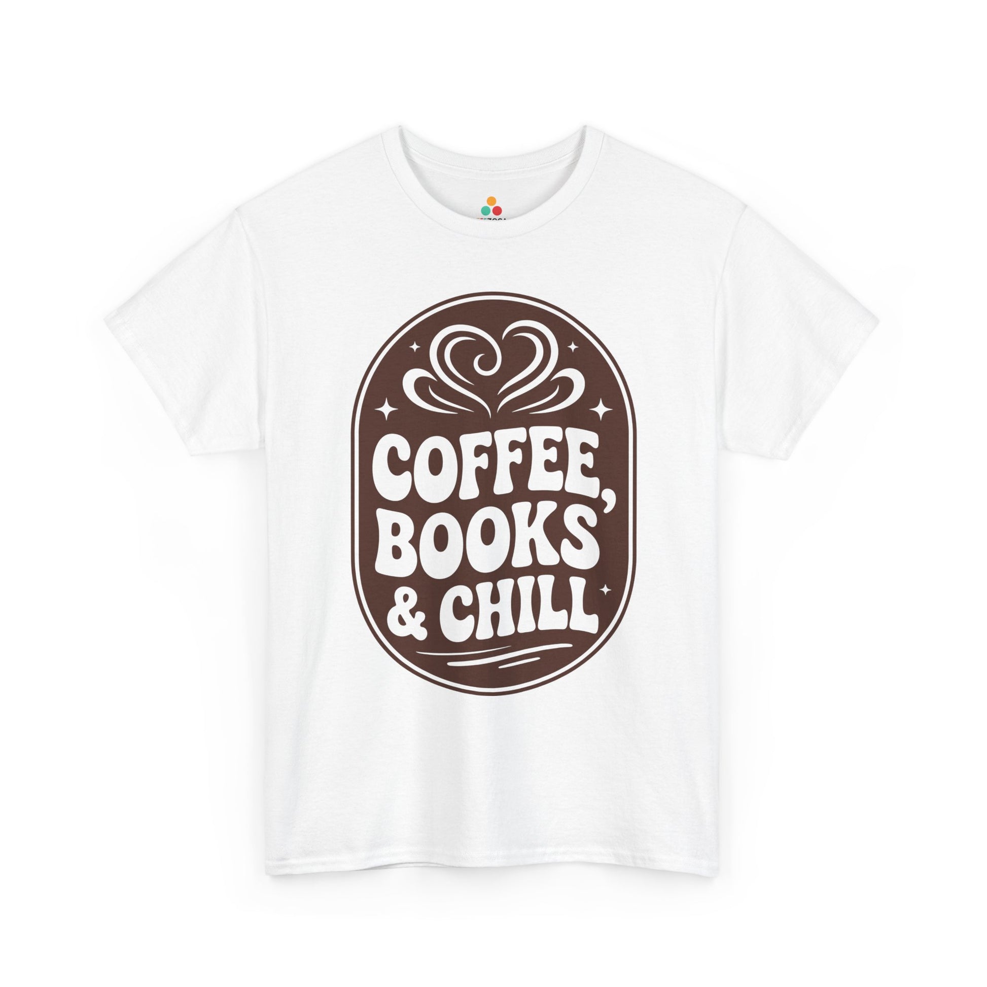 Coffee Books and Chill Unisex T-shirt Cozy Reader Vibes | TEEZOCA 