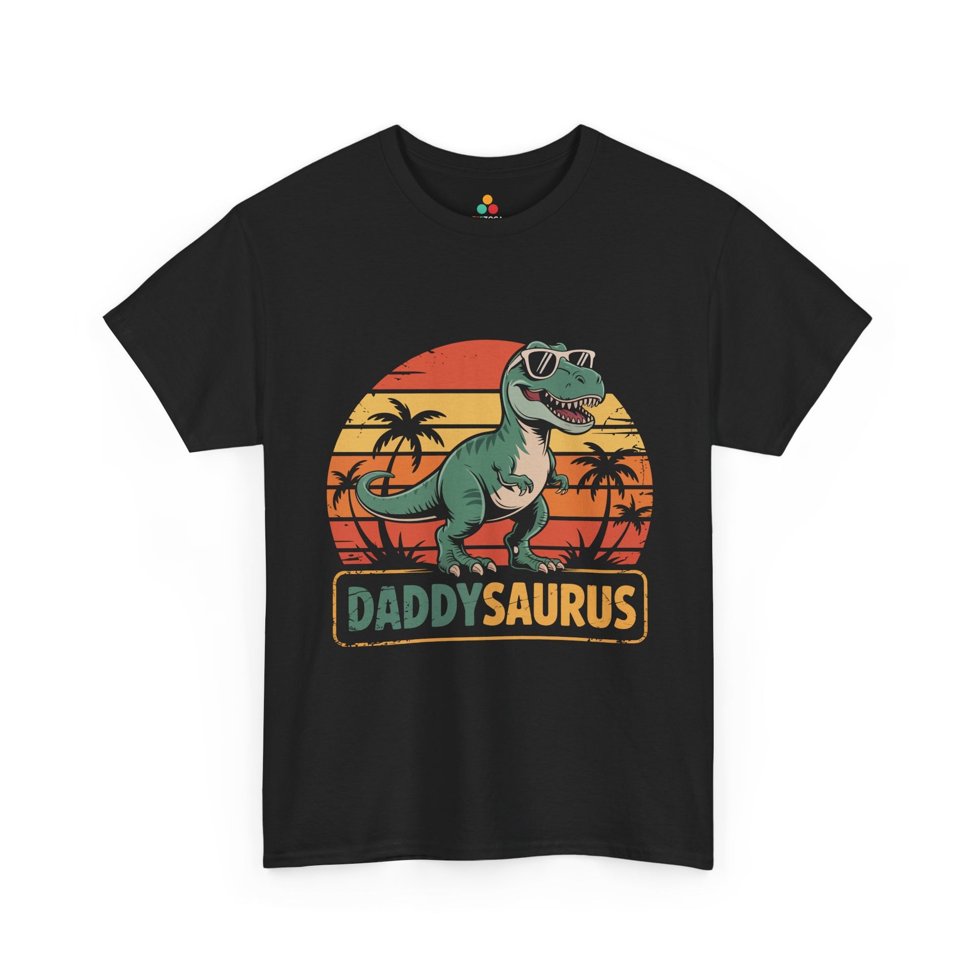 Cool Daddysaurus Dinosaur Graphic Unisex T-shirt | TEEZOCA Daddysaurus dinosaur graphic Unisex T-shirt