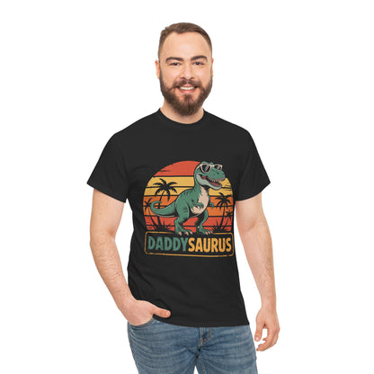 Cool Daddysaurus Dinosaur Graphic Unisex T-shirt | TEEZOCA funny Daddysaurus quote Unisex T-shirt