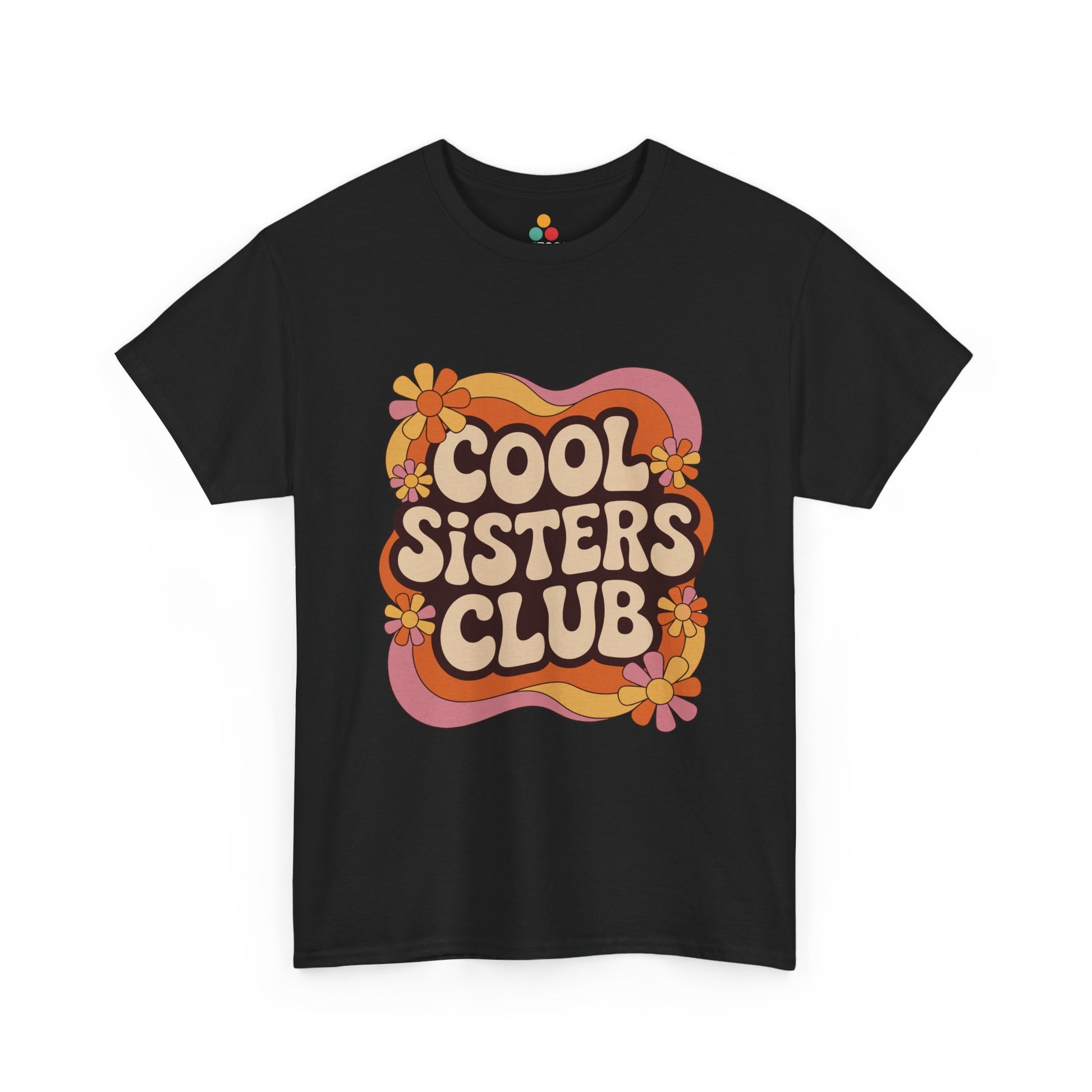 Cool Sisters Club T-Shirt – Retro 70s Aesthetic Tee | TEEZOCA 
