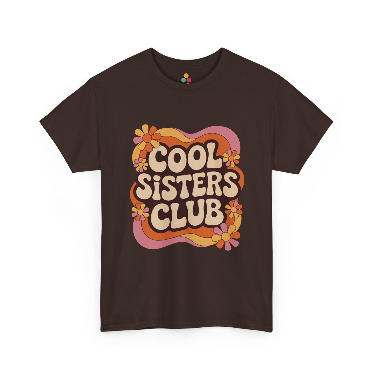 Cool Sisters Club T-Shirt – Retro 70s Aesthetic Tee | TEEZOCA 