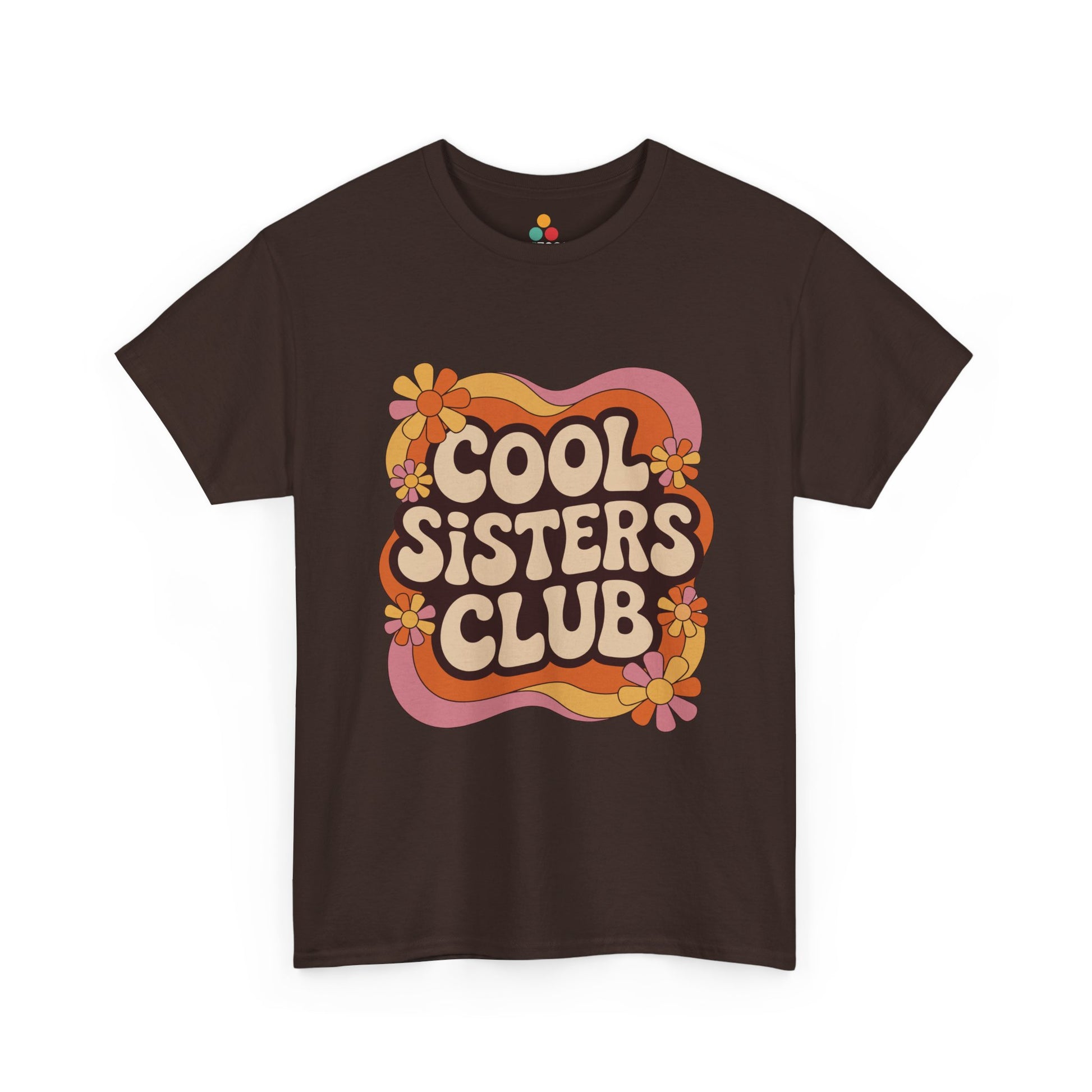 Cool Sisters Club T-Shirt – Retro 70s Aesthetic Tee | TEEZOCA 