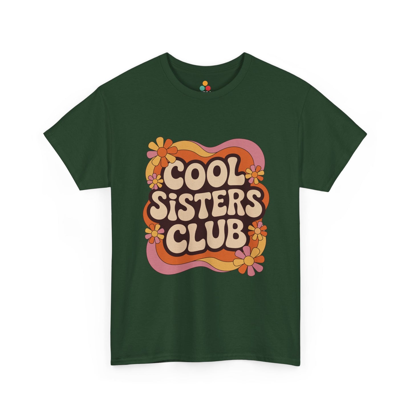 Cool Sisters Club T-Shirt – Retro 70s Aesthetic Tee | TEEZOCA 