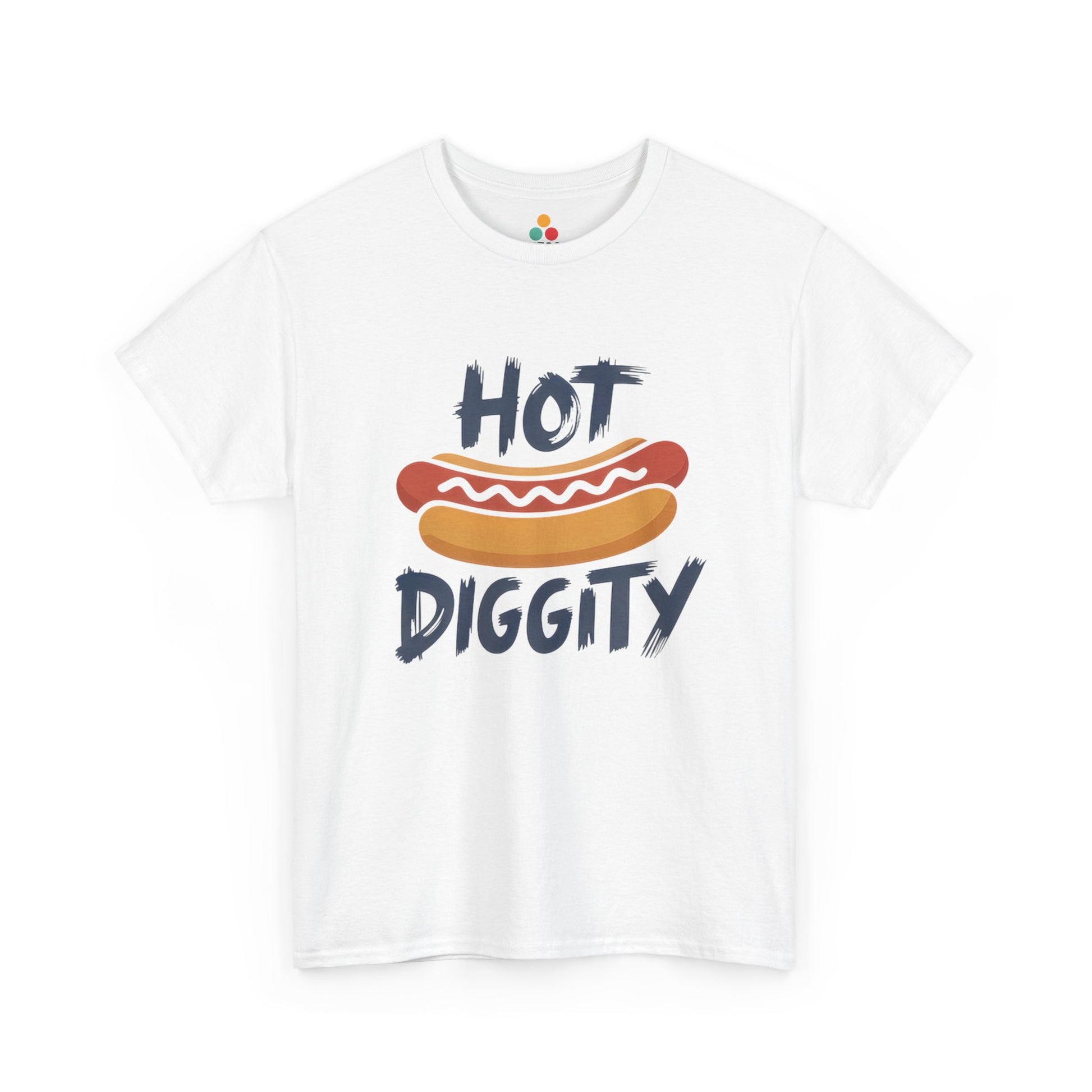 Cute Hot Dog Shirt — Hot Diggity 4th of July T-shirt for BBQs | TEEZOCA 