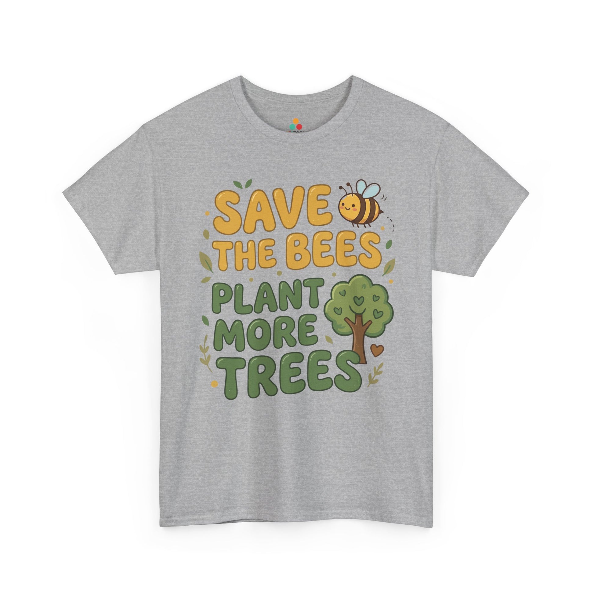 Save the Bees Plant More Trees Cute Eco Unisex T-shirt | TEEZOCA 