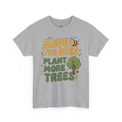 Save the Bees Plant More Trees Cute Eco Unisex T-shirt | TEEZOCA 