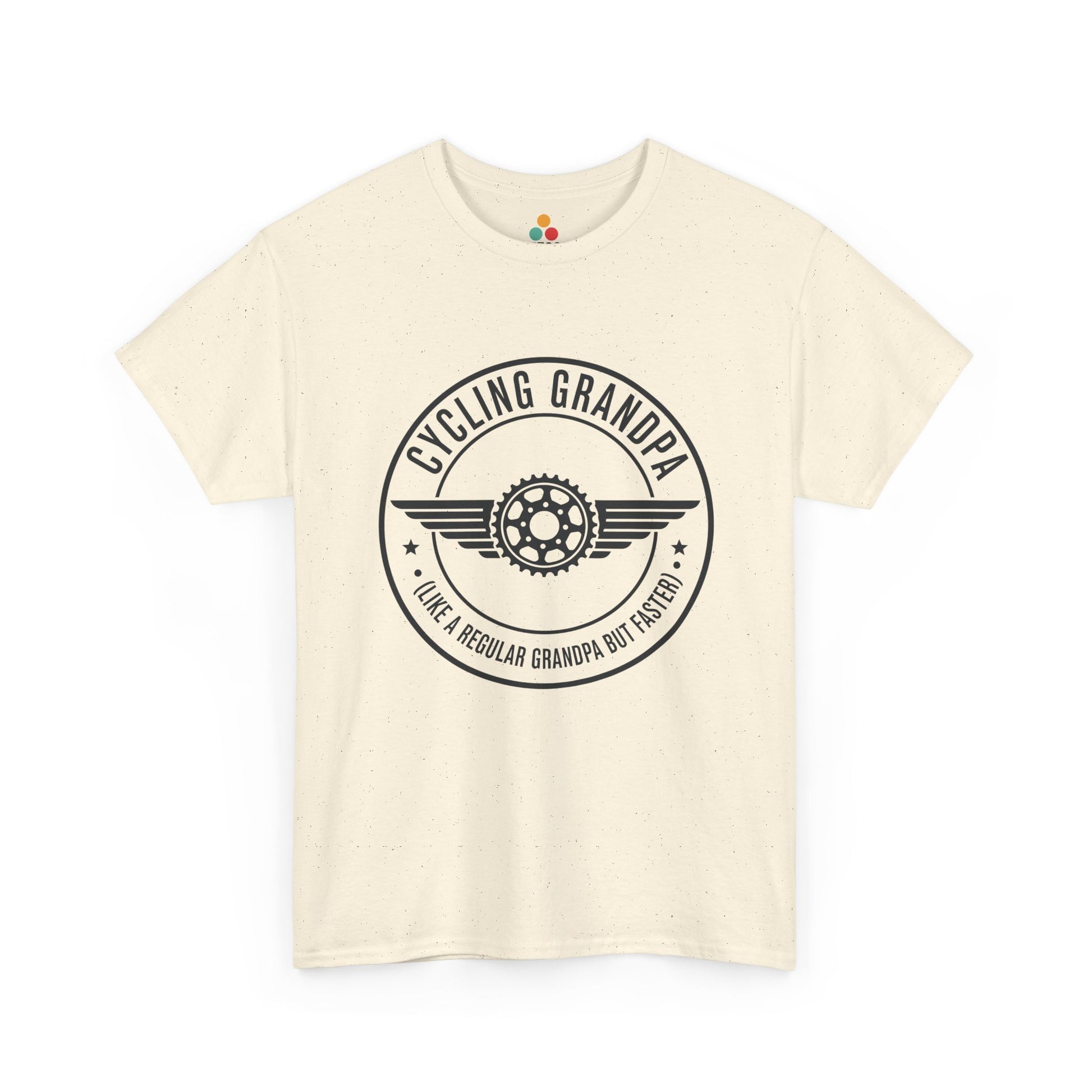 Cycling Grandpa creme T-Shirt – Retro Bike Gear Grandpa Gift | TEEZOCA 