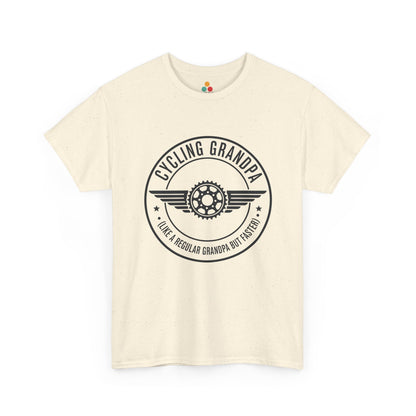 Cycling Grandpa creme T-Shirt – Retro Bike Gear Grandpa Gift | TEEZOCA 