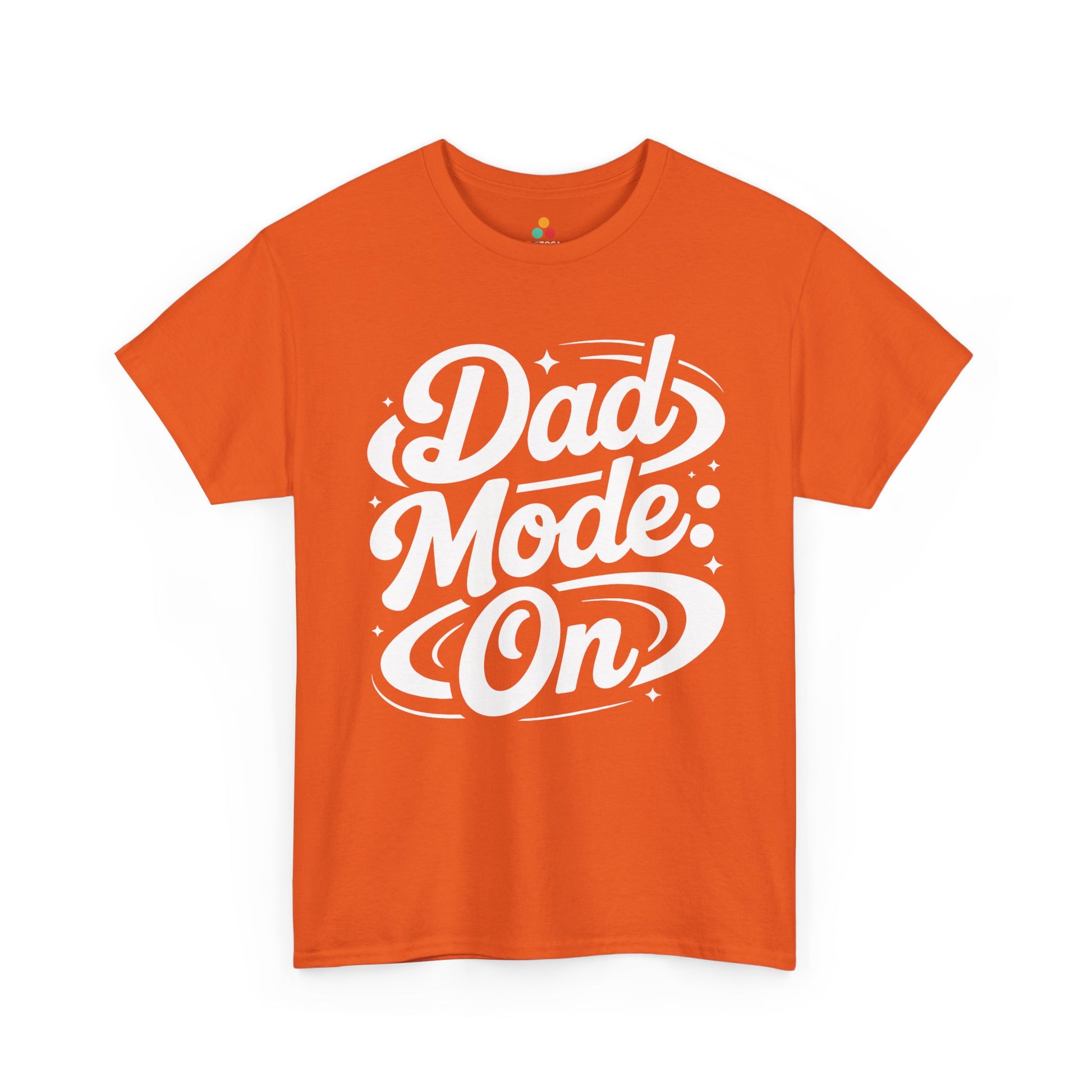 Dad Mode On Unisex T-shirt Bold Script Graphic Streetwear | TEEZOCA Dad Mode On lettering artwork Unisex T-shirt lifestyle fashion