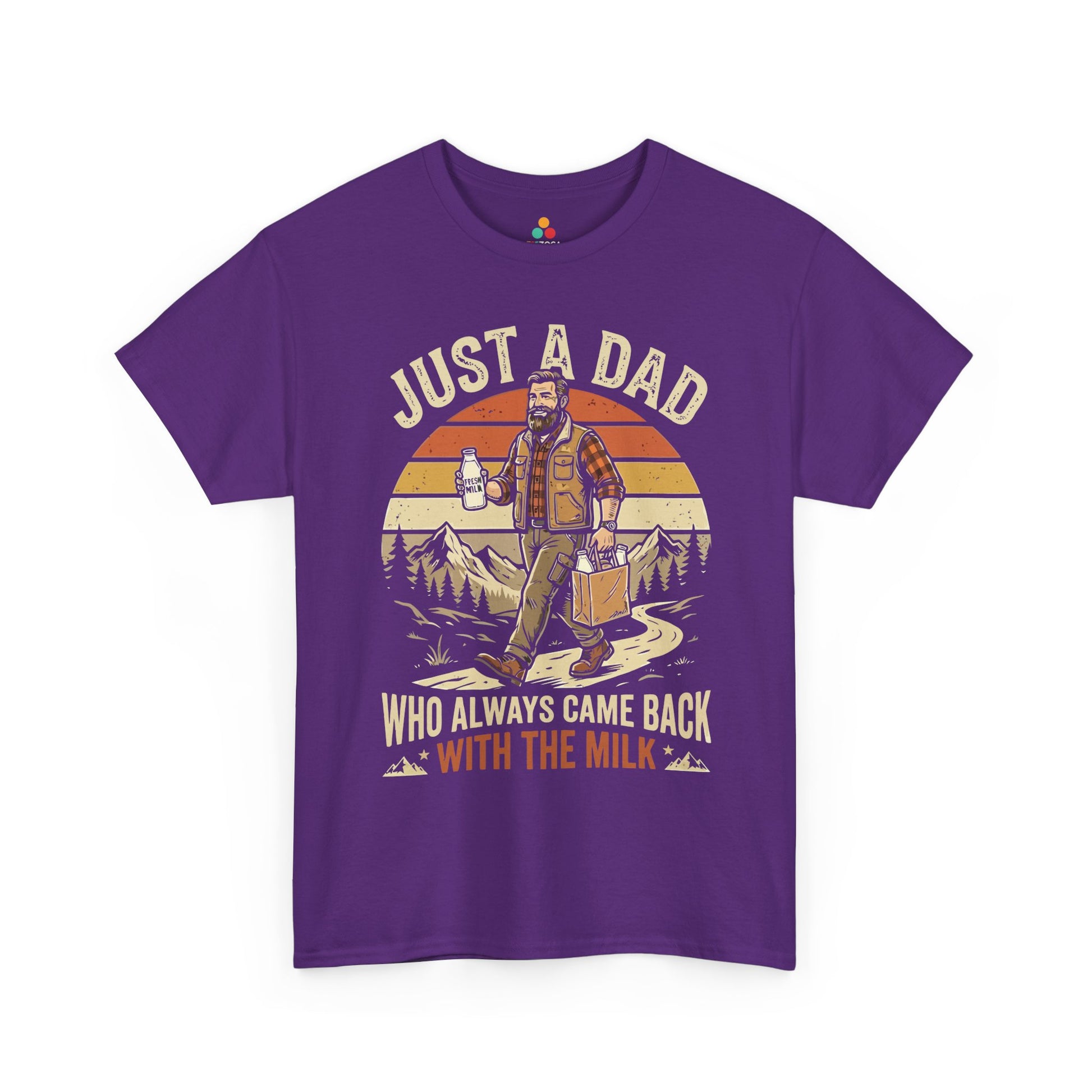 Funny Just A Dad Who Always Came Back Unisex T-shirt Gift | TEEZOCA 