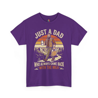 Funny Just A Dad Who Always Came Back Unisex T-shirt Gift | TEEZOCA 