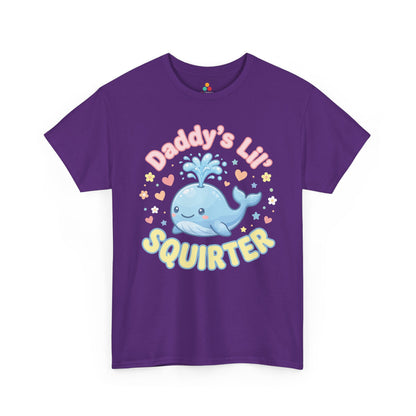 Daddy’s Lil Squirt Funny Whale Matching Family Father's Day T-shirt | TEEZOCA 