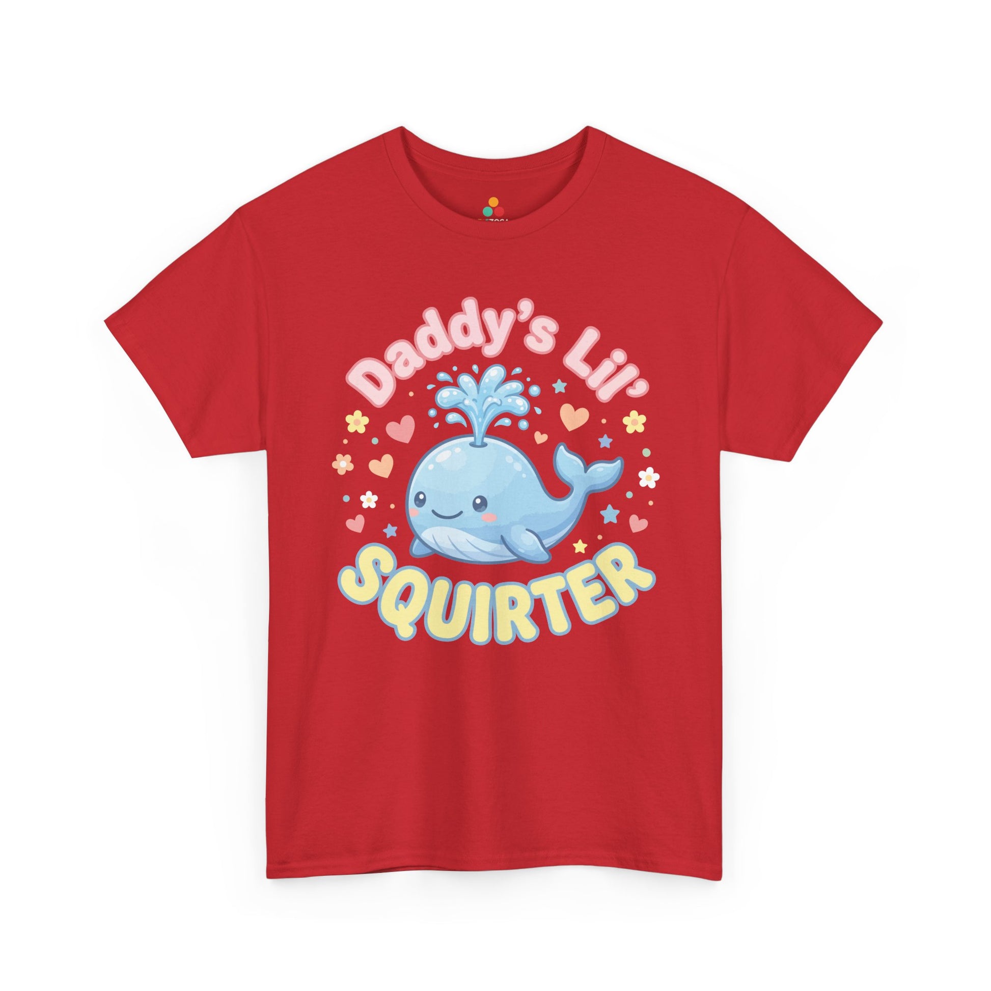 Daddy’s Lil Squirt Funny Whale Matching Family Father's Day T-shirt | TEEZOCA 