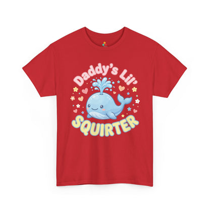 Daddy’s Lil Squirt Funny Whale Matching Family Father's Day T-shirt | TEEZOCA 