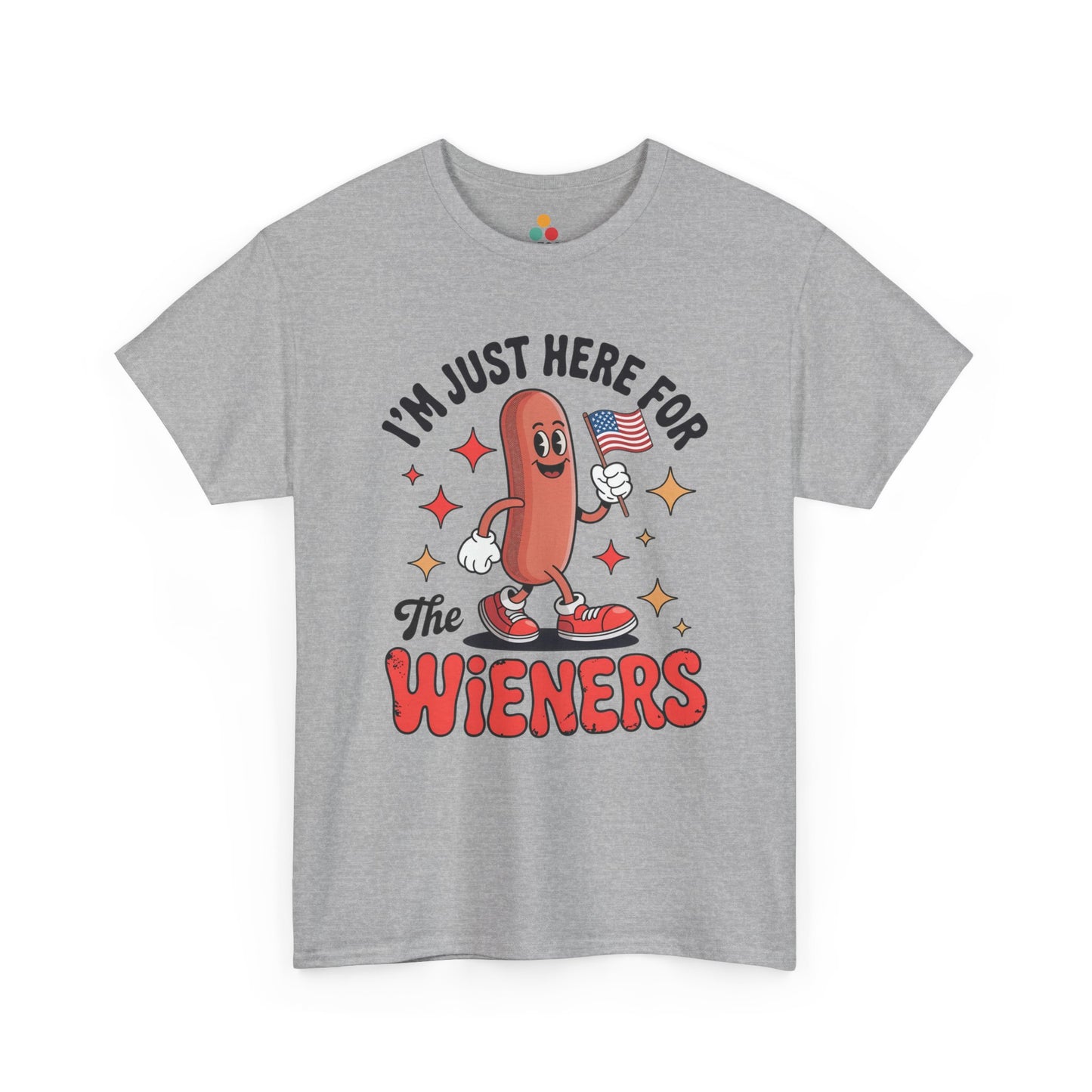 Designed for Tailgate Shirt fans, this TEEZOCA t-shirt shows a cheerful hot dog slogan with Funny Wiener Shirt humor.
