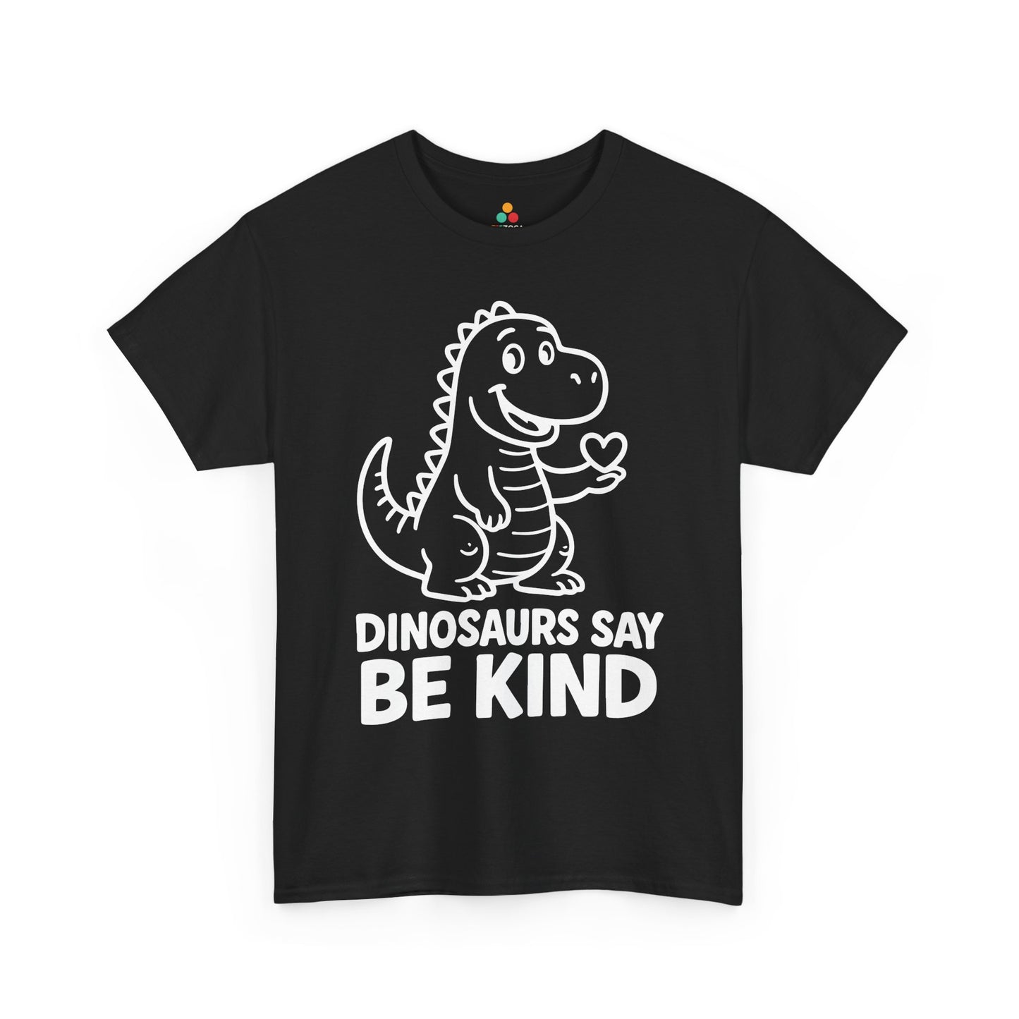 Dinosaurs Say Be Kind Unity Day Anti-Bullying Awareness Unisex T-shirt | TEEZOCA anti-bullying dinosaur kindness Unisex T-shirt