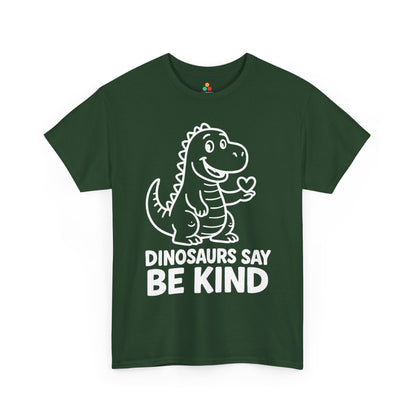 Dinosaurs Say Be Kind Unity Day Anti-Bullying Awareness Unisex T-shirt | TEEZOCA friendly dinosaur be kind Unisex T-shirt