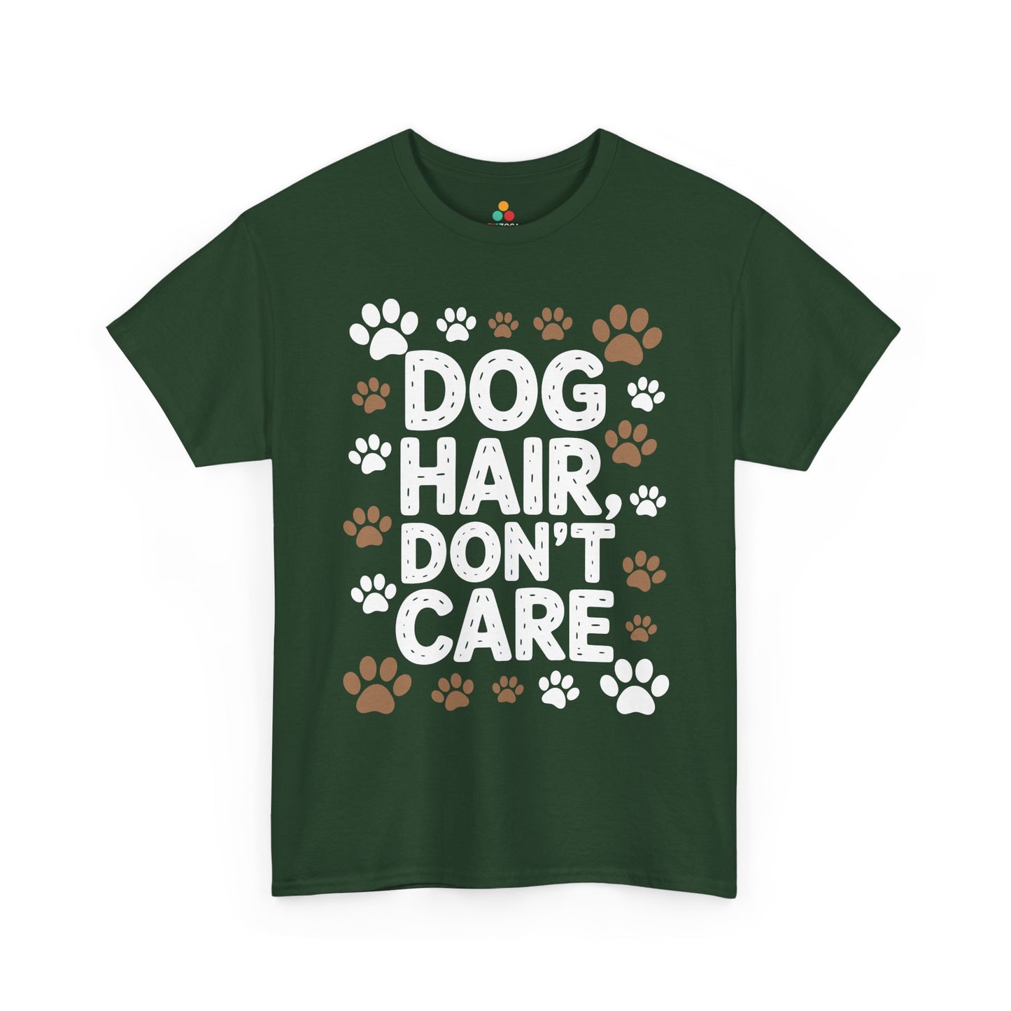 Dog Hair Don’t Care Funny Dog Lover Unisex T-shirt | TEEZOCA 
