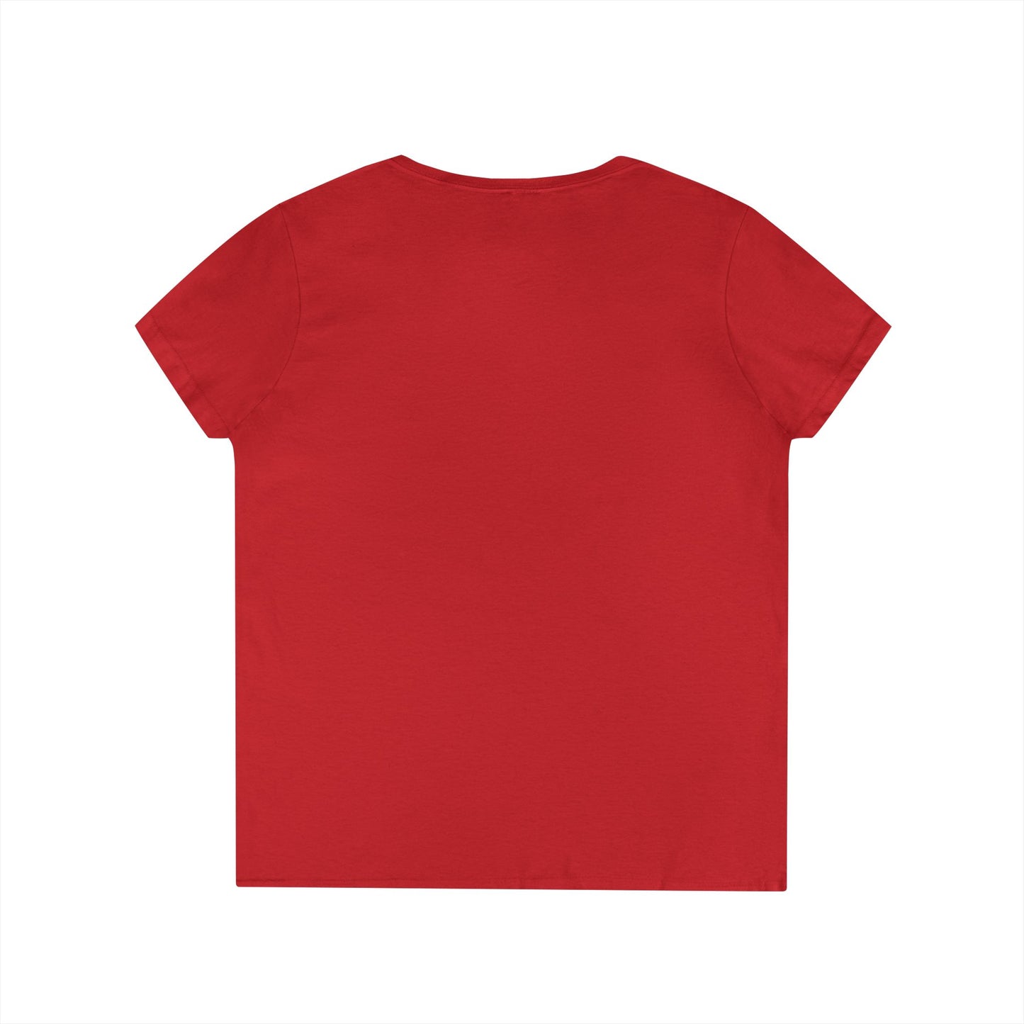 Dog Mom AF Bold Paw Graphic V-Neck T-Shirt for Women | TEEZOCA 
