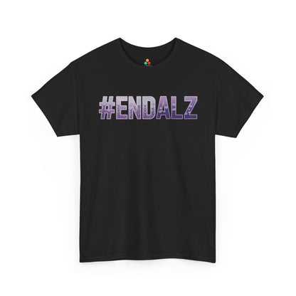 ENDALZ Alzheimer Awareness Hashtag Unisex T-shirt | TEEZOCA 
