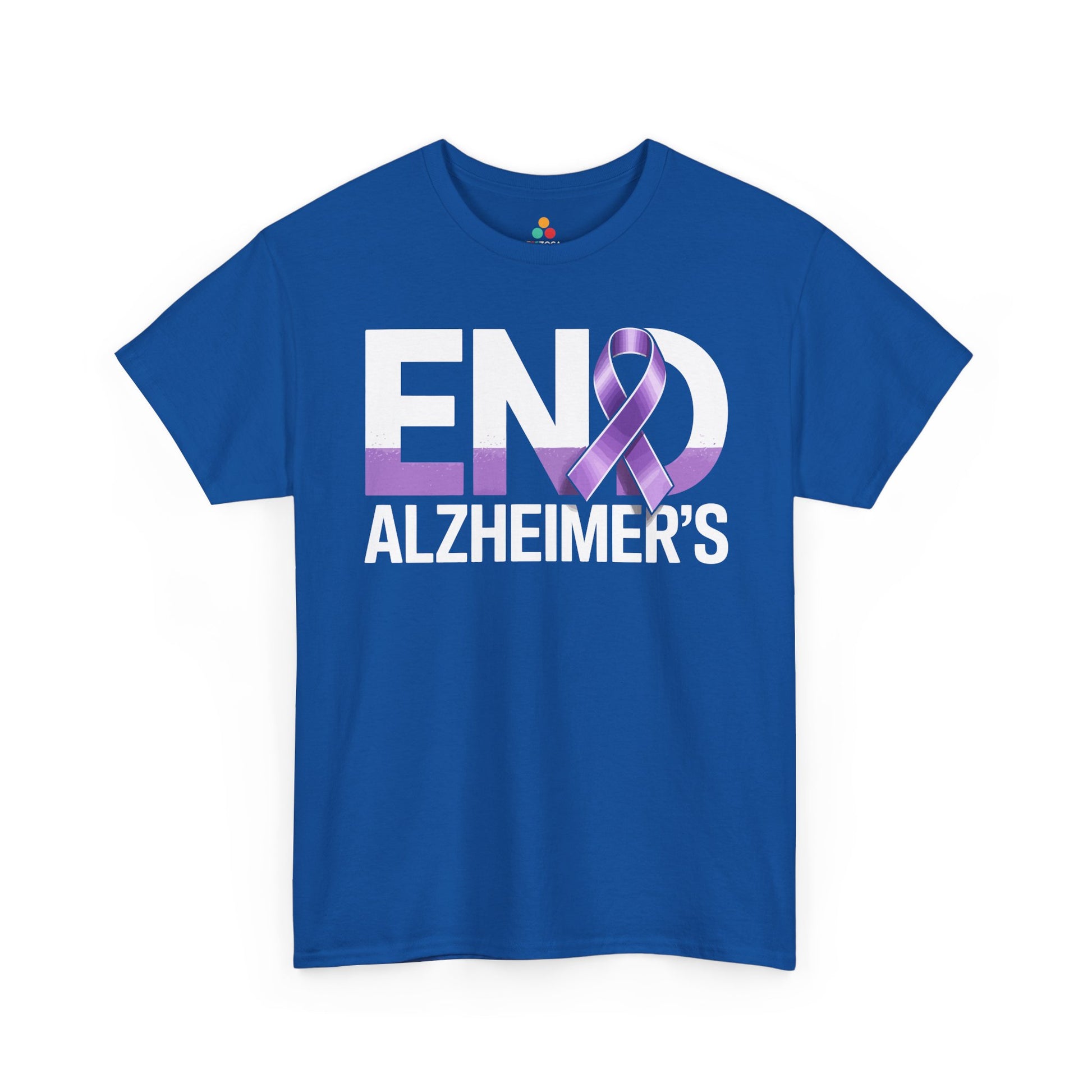 END Alzheimer’s Unisex T-shirt – Purple Ribbon Awareness | TEEZOCA 