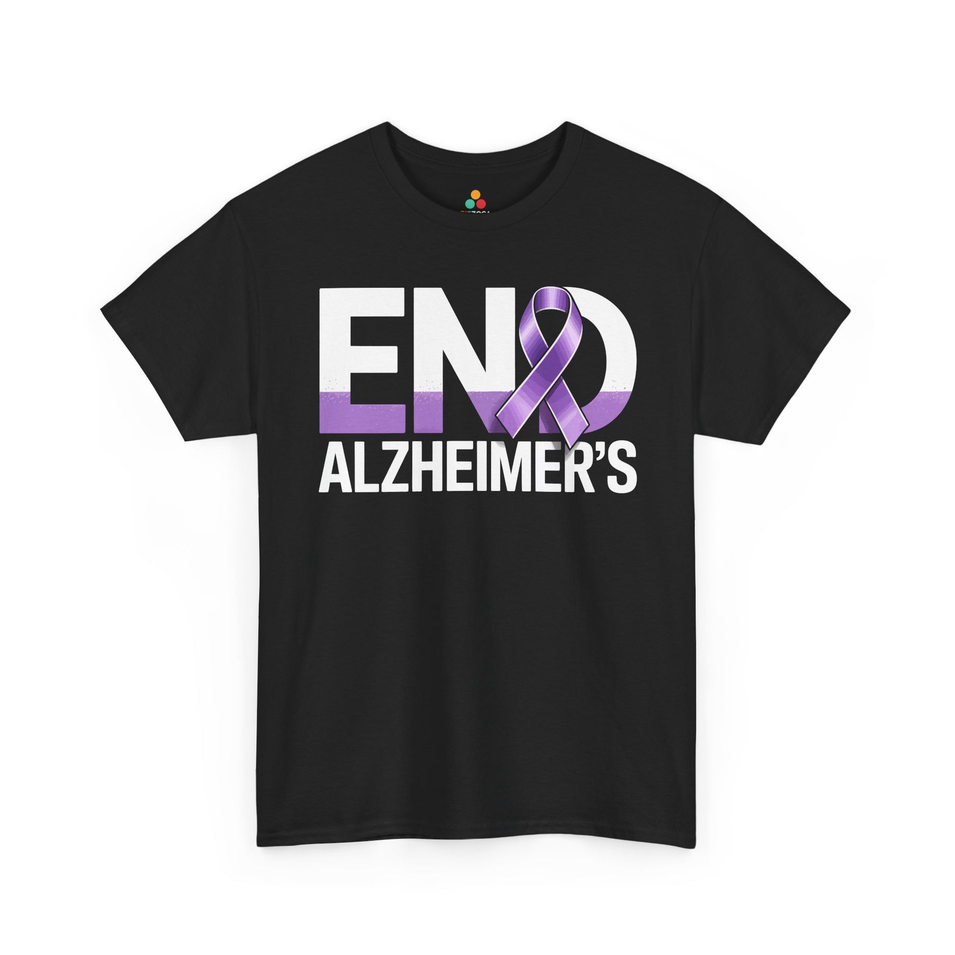 END Alzheimer’s Unisex T-shirt – Purple Ribbon Awareness | TEEZOCA 