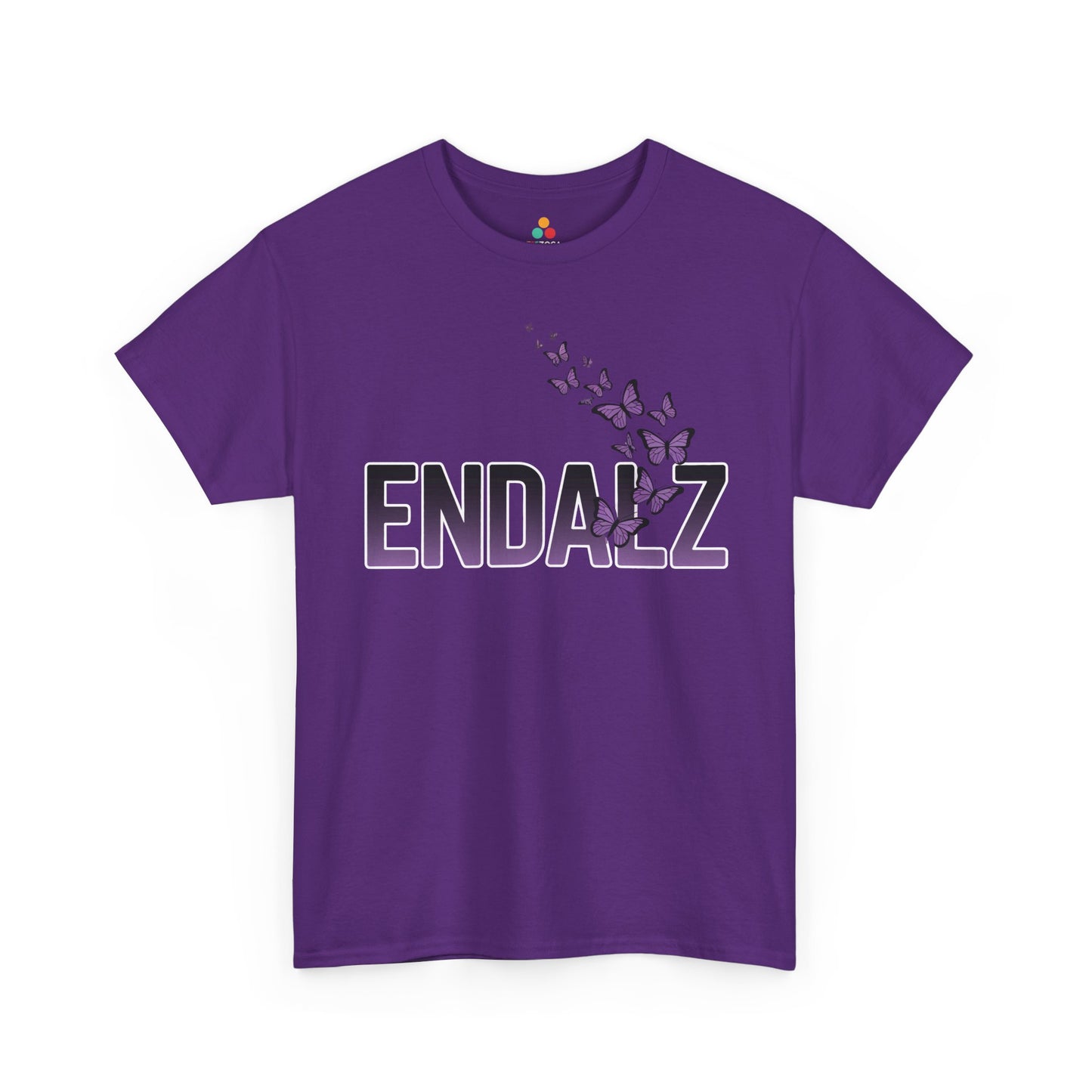 End ALZ Unisex T-shirt – Purple Butterfly Alzheimer’s Awareness Design | TEEZOCA 