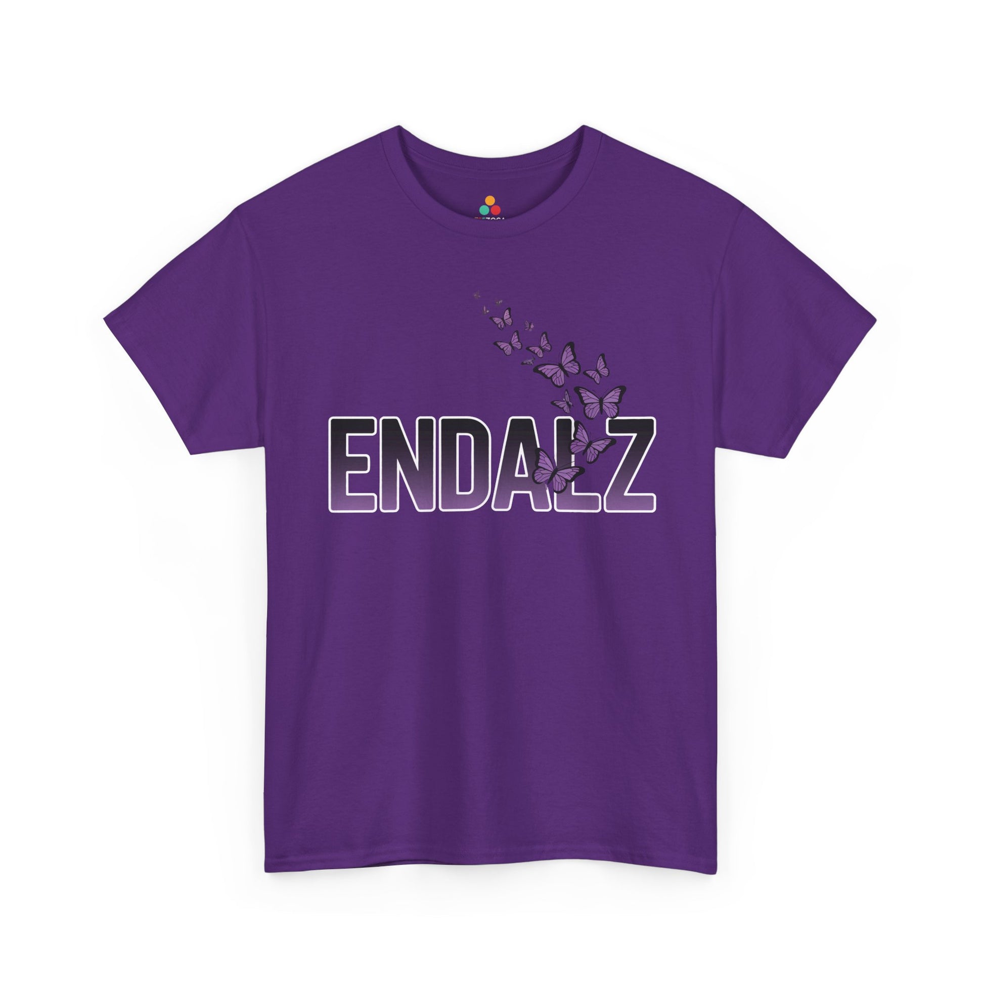End ALZ Unisex T-shirt – Purple Butterfly Alzheimer’s Awareness Design | TEEZOCA 