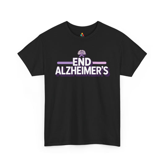 End Alzheimer’s Purple Ribbon Awareness Unisex T-shirt | TEEZOCA 